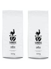 Probierset Espressobohnen 500g Colombia Sun und 500g World of Arabica Ganze Bohnen Geschenk-Set, mittelkräftig geröstet, 1kg