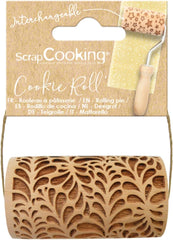 ROTTAMI DI COTTURA - Mini-Holzrolle "Ondines" – Decorazione per Kekse, Sandgesandet, Cookies – 5308