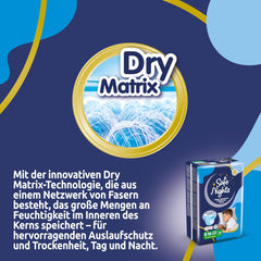 Safe Nights Boy, pantaloni da notte per bambini da 8 a 16 anni (30-50 kg), 84 pezzi