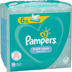 Pampers 81688049 Salviette per neonati Fresh Clean, bianche