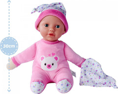 Simba Laura Nachtlicht / Weichkörperpuppe mit Licht und Melodie / 60 Sekunden Laufzeit / 30cm / Für Kinder ab 12 Monaten