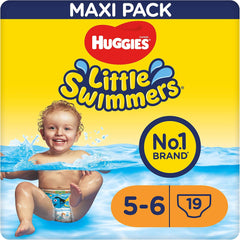 Pannolini da nuoto Huggies Little Swimmers taglia 5/6 (12-18 kg), 1 confezione da 19 pezzi