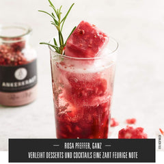 Ankerkraut, piper roz (Schinus Berry), fructe de padure roz, perfect pentru Gin Tonic, 45 grame Condimente Naty Shop