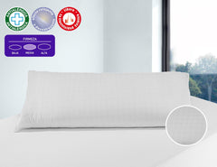 Savel, pernă anti-stres cu capac dublu, fermitate medie, 105 X 40 Cm Perne standard Naty Shop