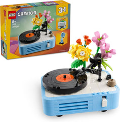 Lettore di dischi LEGO Creator 3In1 con fiori - giocattolo trasformabile in radio o microfono - giocattoli musicali per bambini - idea regalo creativa per ragazze e ragazzi a partire da 8 anni 31172 Set da costruzione Besuche den LEGO-Store Titolo predefinito
