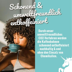 Blank Roast - EINZIG - 1kg - Kaffeebohnen koffeinfrei - 100% Arabica aus Peru - schonend & umweltfreundlich entkoffeiniert - säurearm mit voller Crema - ideal für jede Zubereitungsart