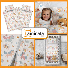 Aminata Kids Biancheria da letto per bambini, cotone Biancheria da letto - bambini Naty Shop