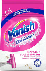 Vanish Oxi Action Polvere Detergente per Moquette e Tappezzeria - 1 X 820 G - Pulisce ampie aree di moquette e tappezzeria da sporco, odori e polvere Detersivi per bucato Naty Shop
