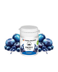 Coloranți alimentari pudră colorant natural Fruity Line BLUEBERRY 20G pudră colorantă naturală pentru creme glazură burete aluat sub formă de pudră colorant alimentar pentru băuturi jeleuri