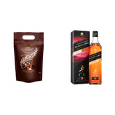 Palline di cioccolato LINDOR con nocciole, sacchetto da 1 kg + botte di Sherry Johnnie Walker da 0,7 litri