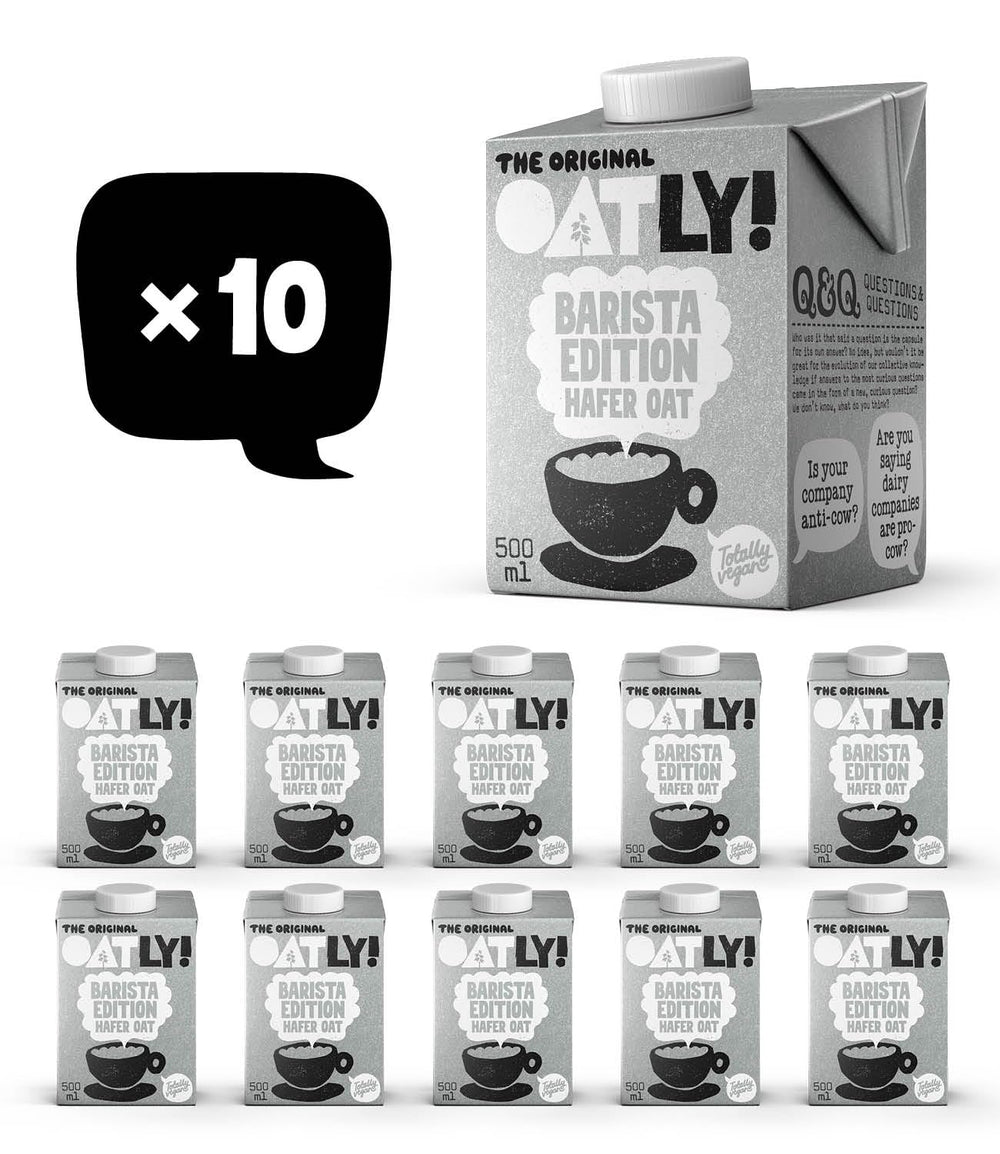 Oatly Haferdrink Barista Edition 500ml X 10 (La confezione può variare)