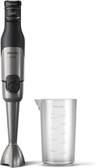 Philips Stabmixer serie 5000 - 1200W Leistung. Tecnologia Promix. Led Geschwindigkeitsanzeiger. Stufenlose Geschwindigkeitseinstellung. Design compatto. Leicht Zu Reinigen. Schwarz (HR2681/00) Cucina Naty Shop