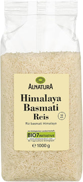 Riso Basmati bianco dell'Himalaya biologico, 1 kg