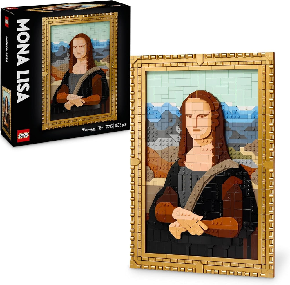 LEGO Art Monna Lisa, set per adulti, dipinto di Leonardo Da Vinci da appendere, attività creativa per uomini e donne, regalo per gli amanti dell'arte, arte rinascimentale italiana 31213 Set da costruzione Besuche den LEGO-Store Titolo predefinito