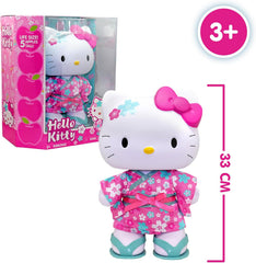 HKTJ5000 Kimono-Puppe, bambola grande 32 cm con 5 snodi, indossa un meraviglioso kimono e sandali da tirare fuori, Spielzeug mit Appleduft, Berühmtheit