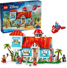 LEGO® Disney Casa sulla spiaggia "Lilo e Stitch" - Giocattolo da costruzione con 6 stanze, osservatorio, astronave e 5 minifigure - Regalo di compleanno per ragazze e ragazzi 9+ e fan 43268 Set da costruzione Beuche den LEGO-Store Titolo predefinito