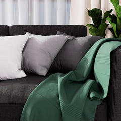 Soleil D'Ocre Adele Plaid, copripoltrona, Polycoton, Grigio, 140 X 200 Cm Letti e coperte Besuche den Soleil d'ocre-Store Greetings 140 X 200 Cm