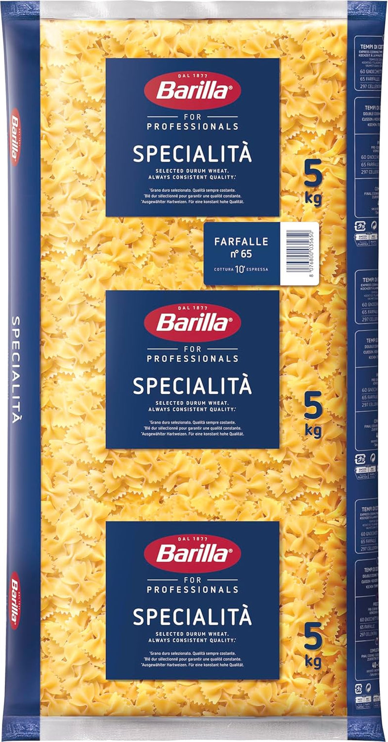 Barilla Pasta Farfalle n. 65,5 kg