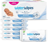 Salviette umidificate WaterWipes Sensitive+ per neonati e bambini, 360 pezzi (confezione da 6), pulizia 3 in 1, cura, protezione, 99,9% acqua, senza profumo
