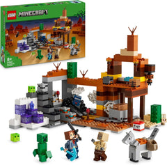 LEGO Minecraft Badlands Mine Videogioco Set di giocattoli minerari per ragazzi e ragazze dagli 8 anni in su Divertimento in mattoncini da costruzione Set avventura Regalo di compleanno 21263 Set da costruzione Besuche den LEGO-Store Titolo predefinito