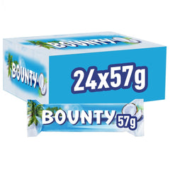 Barrette di cioccolato Bounty Gusto cioccolato al cocco 24 barrette in una confezione (24 x 57 g)