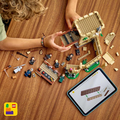 Castello di Hogwarts LEGO Harry Potter: Lezioni di volo Adventure Playset con 6 minifigure da collezione, tra cui Draco Malfoy e la Professoressa McGonagall, Set di giochi di ruolo per ragazzi e ragazze di 9 anni 76447 Set di costruzione Besuche den LEGO-Store