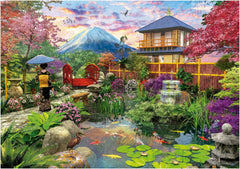 Educa - Puzzle da 1500 pezzi per adulti | Il giardino giapponese. Dimensioni: 85X60 cm. Include la colla per puzzle Fixpuzzle. Per 14 anni (19937) Puzzle Naty Shop
