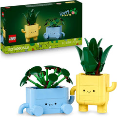 LEGO Botanicals Happy Plants - Set fai da te per bambini con 2 fiori artificiali e 2 vasi da fiori colorati con facce di cartoni animati - Idea regalo per ragazze dai 9 anni - 10349 Set da costruzione Besuche den LEGO-Store Titolo predefinito