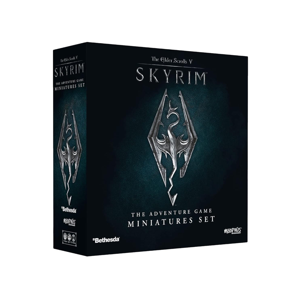 Modiphius The Elder Scrolls: Skyrim – Gioco da tavolo avventuroso – Set di miniature di aggiornamento | Gioco da tavolo | Età 14+ | 1-4 giocatori | Tempo di gioco 60-120 minuti, Grigio, Rosso