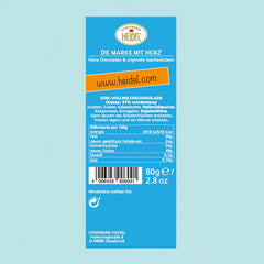 Heidel Thank You tavolette di cioccolato al latte 3x80g, 16 mini-barrette da 5g per confezione, Varie espressioni di gratitudine, Squisita idea regalo