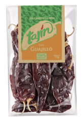 TAJIN Chili Guajillo – Getrocknete Ganze Guajillo-Chilischoten | Autentici piatti messicani per salse e marinate – Würzig, Rauchig und Scharf, perfetti per biscotti e tacos