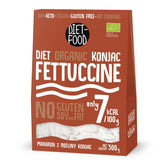 Fettuccine Konjac Noodles Bio Shirataki Diet-Food - 300g, a basso contenuto di carboidrati, senza zucchero, cheto, vegano, ipocalorico, senza glutine e senza uova, a base di farina Konjac