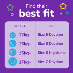 Pannolini da giorno unisex Huggies Pull-Ups, taglia 6, 20 pantaloni