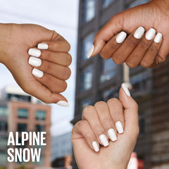 Maybelline New York Super Stay Ink Bonder 940 Alpine Snow - smalto a lunga tenuta per unghie forti e colore intenso, 12,3 ml