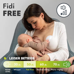 Tiralatte elettrico LIONELO Fidi Free 2, modalità massaggio, 5 livelli di intensità Accessori Alimentazione e Allattamento Bebe Naty Shop