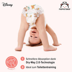 Marchio Amazon: Mama Bear Pannolini Disney, taglia 5 (12-17 kg) - Scatola mensile, bianco, 140 pezzi (2 confezioni da 70)