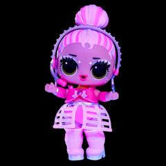 LOL Sorpresa! Neon Pop Stars Tots - 1 bambola a sorpresa magica con luce nera, involucro cieco, 7 bambole da collezione, ciascuna con adesivi neon e accessori, regalo per bambini 4+ bambole Naty Shop