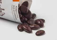 Landgarten Semi di zucca biologici al cioccolato fondente - Snack vegano al cioccolato con semi di zucca tostati - Fonte di magnesio - 1 x 50 g