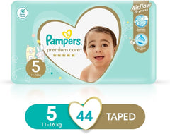Pannolini Pampers Premium Care, taglia 5, 11-18 kg, 1 confezione (1 x 44 pezzi)