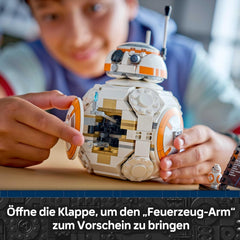 LEGO Star Wars 75452 Der Astromech-Droide BB-8 - Sammelbares 3D Modell zum Bauen und Ausstellen - DIY Deko - Geschenk zum Vatertag für alle Fans