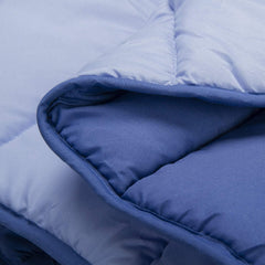 Pikolin Home - Piumino reversibile 300 G - Imbottitura nordica bicolore - Per letto 100/105 - Imbottitura in piuma, Caldo, Traspirante, Grigio chiaro/grigio naturale, 180 X 220 Cm Piumini e trapunte Naty Shop