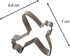 Formă de biscuiți Zenker 44862, tip avion, din oțel inoxidabil