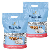 Tchibo Kaffeepads Vorratspack Maxipack, Feine Milde, 200 Stück – 2x 100 Pads (Kaffee, mild mit sanften Röstaromen), nachhaltig, geeignet für Senseo Maschinen
