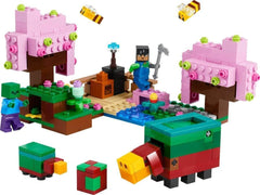 LEGO Minecraft Frutteto in Fiore di Ciliegio Giardino Giocattolo da Esplorare con Sunny, Sniffer, Zombie e le Api Regalo per Giocatori per Ragazzi e Ragazze 21260 Set di Costruzioni Beuche den LEGO-Store di 8 Anni