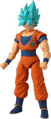 BANDAI - Dragon Ball Super - Dragon Stars Figura 17 Cm - Super-Saiyajin Blue Goku - Figura articulată Blue Goku - Licența oficială Dragon Ball - Jucărie pentru copii 4+ ani - 36780 Action figures Naty Shop Super Saiyan Blue Goku