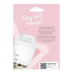 Tommee Tippee Closer to Nature Sacchetti per la conservazione del latte materno, presterilizzati, 350 ml Accessori Alimentazione e Allattamento Bebe Naty Shop