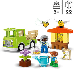 LEGO DUPLO Town Apicoltura e alveari, Giocattolo educativo per bambini con 2 personaggi e un camion mobile, Set di costruzione e ricostruzione, Giocattolo per bambini a partire da 2 anni 10419 Set di costruzione Besuche den LEGO-Store