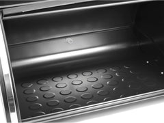 Brabantia roll bread box - Cutie de depozitare compactă pentru pâine, covrigi și rulouri pe blatul de lucru, cu capac plat, oțel durabil - dimensiune medie - negru mat Cutii depozitare alimente Naty Shop