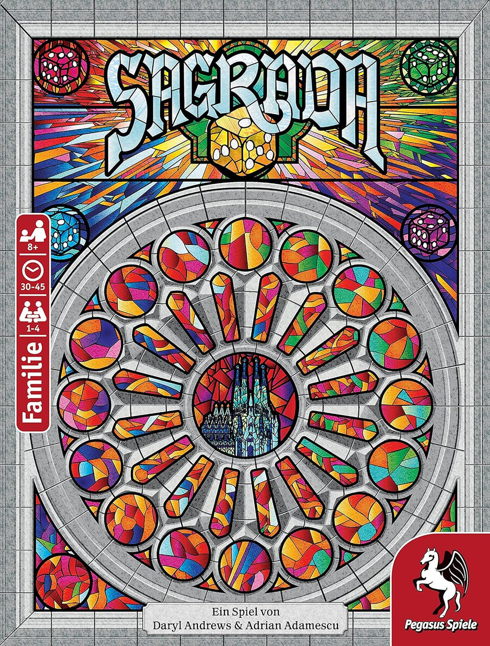 Pegasus Spiele 51120G - Sagrada, 2-4 jucători