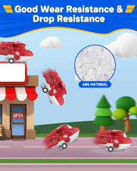 Super Wings Transform-A-Bots World Airport Crew - Serie 1 - Confezione da collezione Crew - 15 personaggi giocattolo - Action figure da 2" Naty Shop